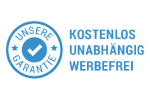 garantie-siegel-blau Gütesiegel kostenlos unabhängig werbefrei
